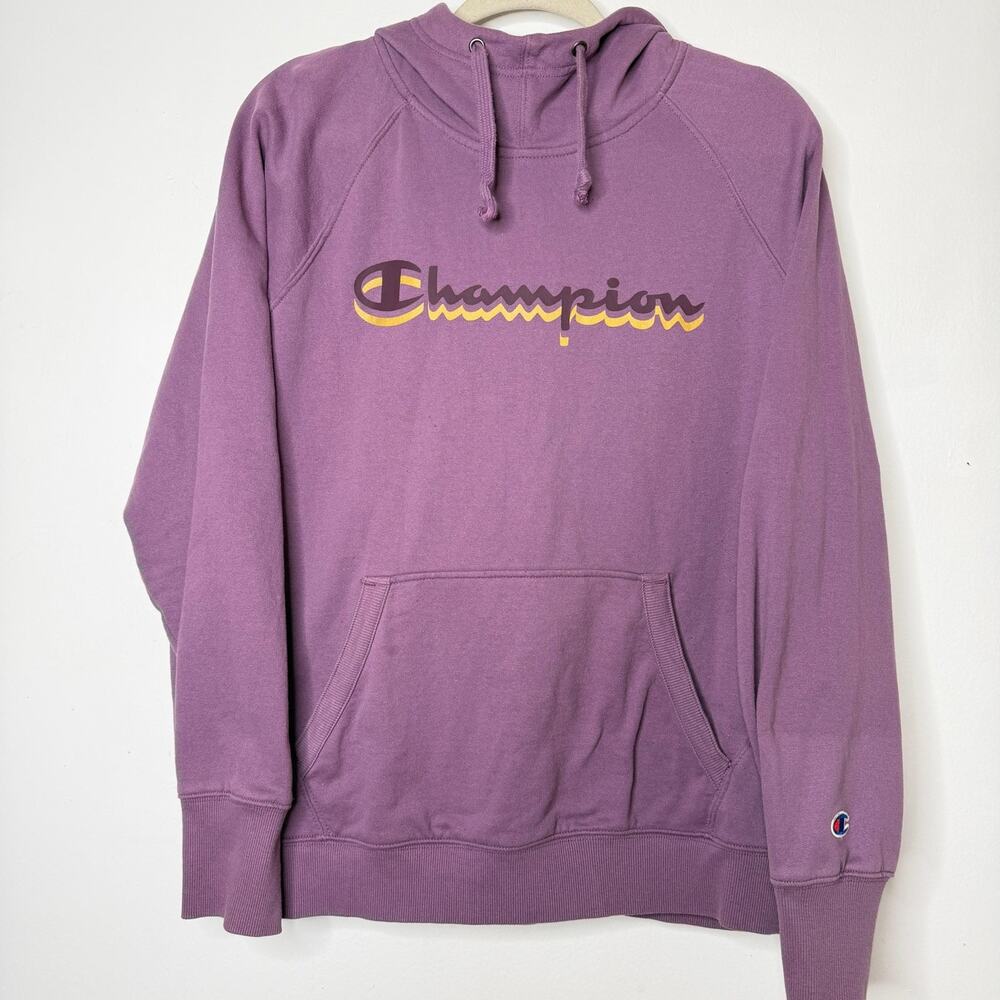 Champion Women’s Pullover Hoodie – Purple – Size XL